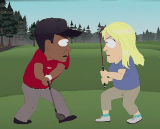 Tiger Woods, Episode 1402, “Sexual Healing”